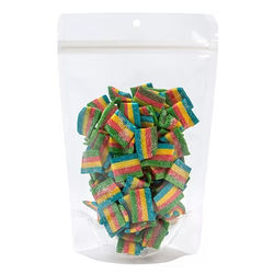 Clear PLA Stand Up Pouch 4" x 2 3/8" x 6" 100 pack