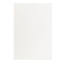 8 1/2" x 11" ClearBags Economy 30pt One Sided White Backing Board
