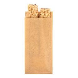 Kraft Greaseproof Bags 3 1/2" x 1 1/8" x 7 3/4" 100 pack