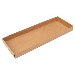 Kraft Paper Box Bottoms 25 Pack 4 1/4" x 1" x 12"