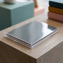 rPET Crystal Clear Box 5 3/8" x 5/8" x 7 3/8" 25 Pack