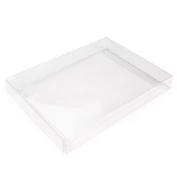 rPET Crystal Clear Box 4 7/8" x 13/16" x 6 5/8" 25 Pack