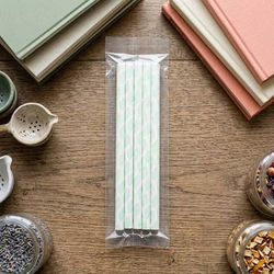 Home Compostable Eco Clear Flat Bag |3? x 10?| 100 Pack