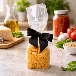 Home Compostable Flat Bottom Gusset w/ Paper Insert| 2 1/2? x 2? x 9 3/4? 100 Pack FGPBE12