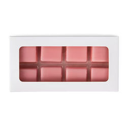 White Kraft Artisan Candy Box Set, Square Insert 2 3/4" x 13/16" x 5 7/16" 25 pack