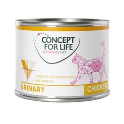 12x200g Chicken Urinary Concept for Life Veterinary Wet Cat Food