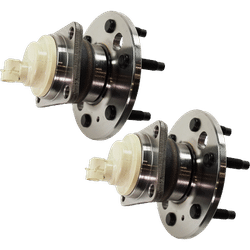 2007 Pontiac Montana Rear, Driver and Passenger Side Wheel Hubs, With Bearing, With Sensor