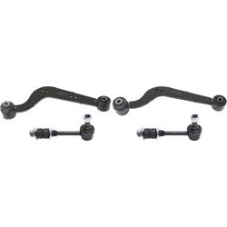 2017 Lexus NX300h 4-Piece Kit Rear, Driver and Passenger Side, Upper Control Arm, includes Sway Bar Links