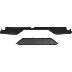 2019 Nissan Frontier Upper and Lower Bumper Step Pads, Black