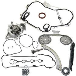2006 Pontiac Solstice 4-Piece Kit Timing Chain, includes Timing Cover Gasket, Valve Cover Gasket, and Water Pump