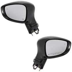 2017 Chrysler Pacifica Driver and Passenger Side Mirrors, Power, Heated, Manual Folding, Paintable