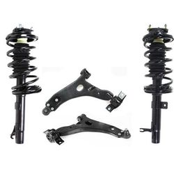 2003 Ford Focus 4-Piece Kit Front, Driver and Passenger Side Control Arm, includes Shock Absorber and Strut Assembly