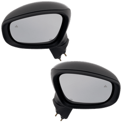 2020 Chrysler Pacifica Driver and Passenger Side Mirrors, Power, Heated, Manual Folding, Paintable