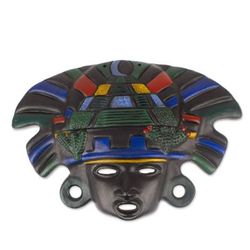 Ceramic mask, 'Warrior of the Night'