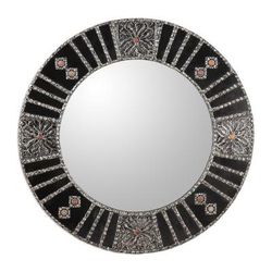 Floral Dreams,'Artisan Crafted Wall Mirror from India'
