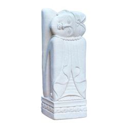 Lonely Boy,'Sandstone sculpture'