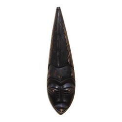Akan wood mask, 'Remember Someday'