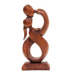 Kiss Me,'Wood sculpture'