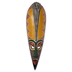 'Messenger of Peace' - Handcrafted African Wood Mask