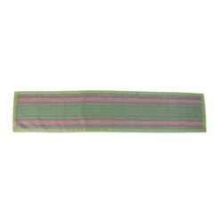 Lanna Beauty,'Hand Woven Yok Dok Cotton Table Runner in Green Pink Blue'