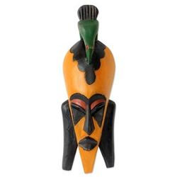 African mask, 'Bird Man'