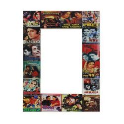 Wood photo frame, 'Bollywood Magic' (4x6)