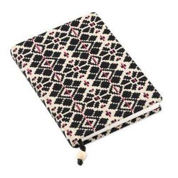 Blossoming Geometry,'Geometric Floral Cotton Journal Handcrafted in India'
