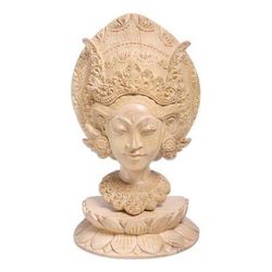 Payas Agung,'Hand Carved Crocodile Wood Sculpture'