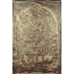Dancing Clouds and Golden...,'Tree of Life Kalamkari Painting'