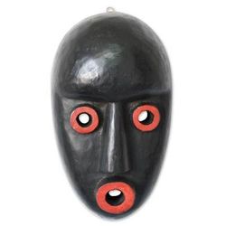 Dan wood mask, 'Boy's Initiation' - Dan Tribe Wood Mask