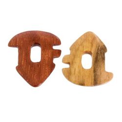 Eco Melody,'Reclaimed Estoraque and Cypress Wood Guitar Picks (Pair)'