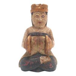 Ceng Ceng,'Hand Carved Albesia Wood Statuette'