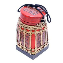 Lanna Letter in Medium','Hand Made Decorative Bamboo and Wood Jar'