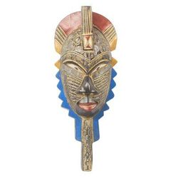 African wood mask, 'Health'