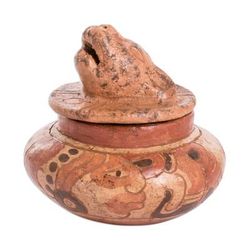 Ceramic bowl, 'Pibil Jaguar'