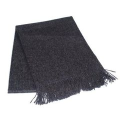Cozy Dark Gray,'100% Alpaca Wool Solid Throw'