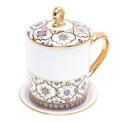 Royal Drink,'Hand Painted Porcelain Cup and Saucer Set'