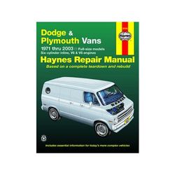 1981-1994 Dodge B350 Paper Repair Manual - Haynes