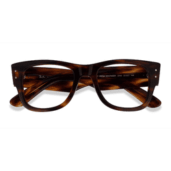 Unisex s wayfarer,wayfarer Striped Tortoise Plastic Prescription eyeglasses - Eyebuydirect s Ray-Ban RB0840V