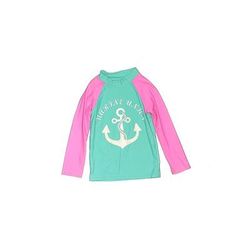 Rash Guard: Teal Sporting & Activewear - Kids Girl's Size Medium