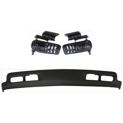 2004 Chevrolet Suburban 1500 Front, Driver and Passenger Side Fog Light, With bulb(s), Halogen, includes Valance