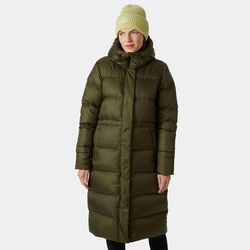 Helly Hansen Women's Essence Long Down Coat Green S