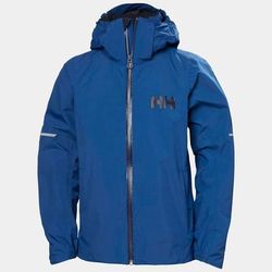 Helly Hansen Juniors' Loen Rain Jacket Blue 176/16