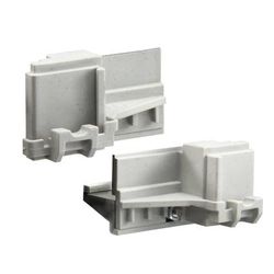 Cambro EXCC4480 Camshelving Elements XTRA Corner Connector Set, Speckled Gray, 4 Pack