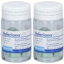 Valeriana Viti Compresse Set da 2 2x30 pz rivestite con film