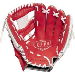 Easton Future Elite FE11 11" Youth Baseball Glove - Left Hand Throw Red/White