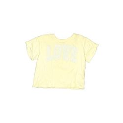 Art Class Short Sleeve T-Shirt: Yellow Tops - Kids Girl's Size 14