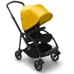 Bugaboo Bee6 Complete Stroller Bundle - Black / Black / Lemon Yellow