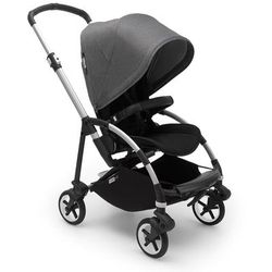 Bugaboo Bee6 Complete Stroller Bundle - Aluminum / Black / Grey Melange