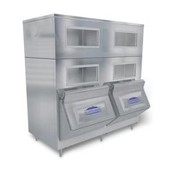 Kloppenberg 2215-SBB 72" Ice Bin - 2576 lbs, Stainless Steel